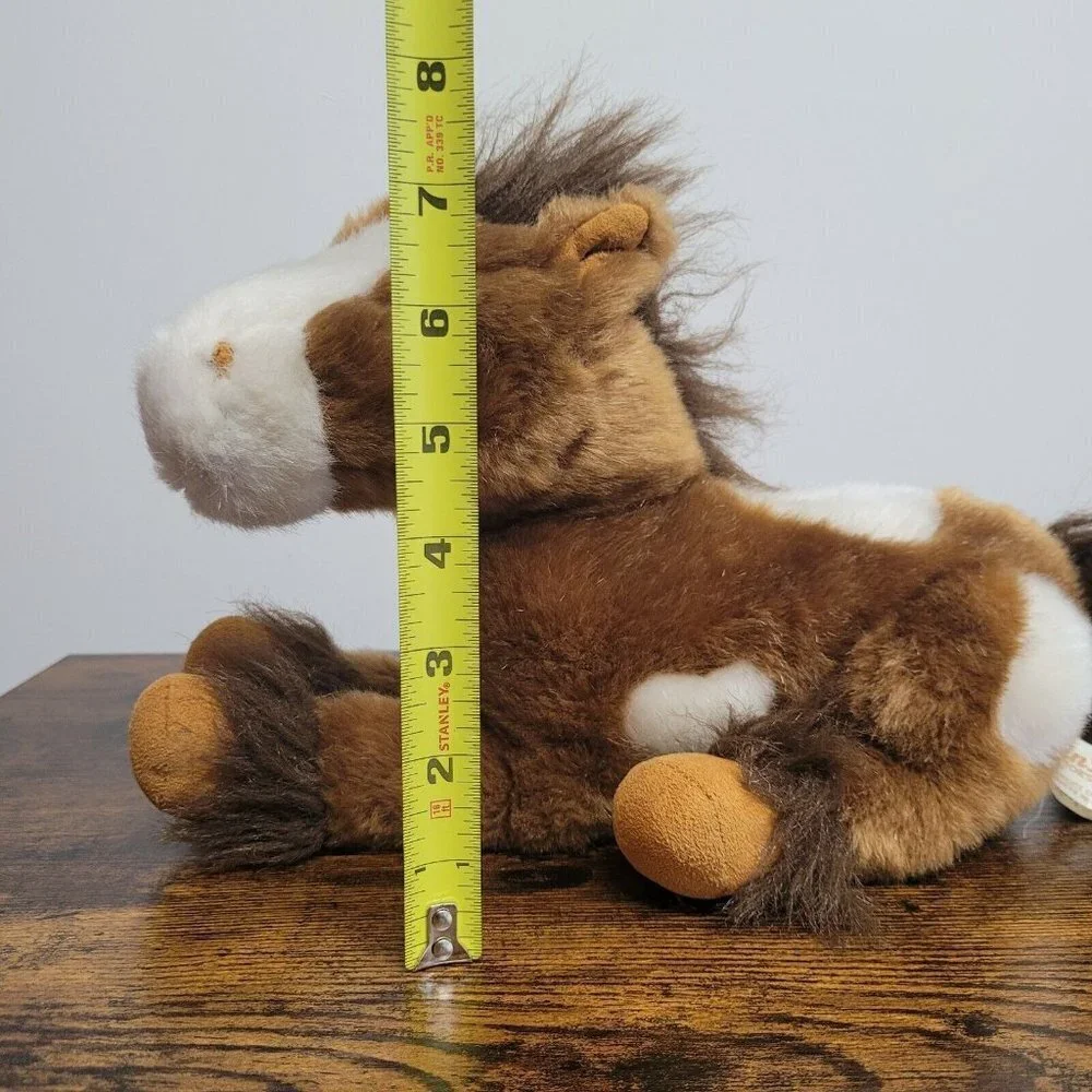 Dan Dee Collector's Choice Brown White Horse Pony Soft Plush Spotted